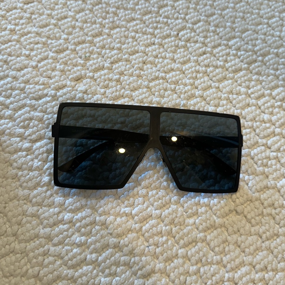 YSL sheild metal sunglasses